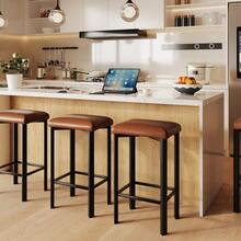 Barstools - Brown 4pcs - View 5