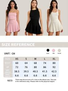 3 Pack Women's  Summer Clothes Active Skorts With Pockets, High Waist Lightweight Athletic Skirts  For Tennis Golf Yoga Running Daily Wear - Multicolor - View 8