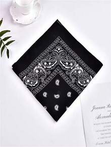 1pc/3pcs Vibrant Paisley Pattern Square Outdoor Sports Headscarf, Unisex, Breathable Fabric, Moisture-Wicking Quick-Drying, Suitable For Running, Cycling And Fitness Enthusiasts - Cashew Flower Headband - View 10