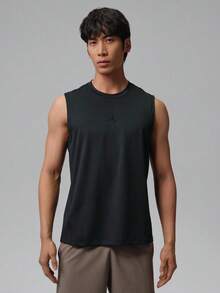 Jordan Men's AS DF SPT FLTWT SL TOP Sports Tank Top IB2246-010 - Black - View 1