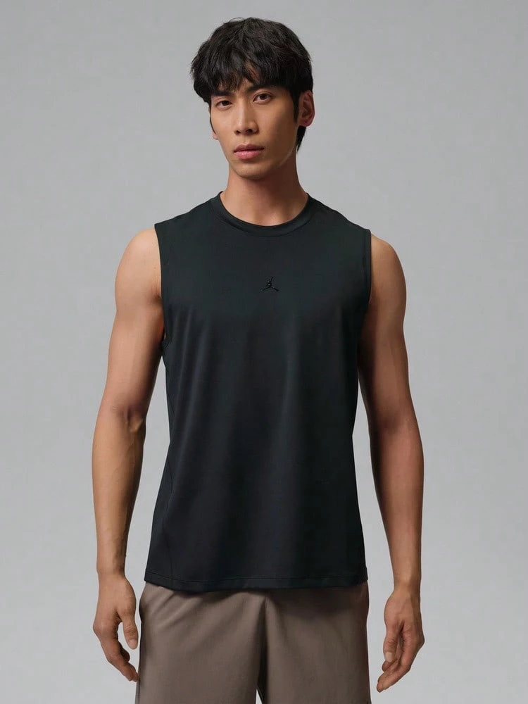 Jordan Men's AS DF SPT FLTWT SL TOP Sports Tank Top IB2246-010 - Black - View 1