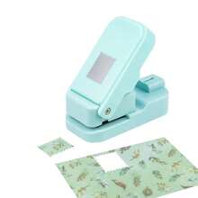2.5x2.1cm Postage Stamp Edge Paper Punch For Junk Journal & Scrapbooking, Stackable Craft Punches With Precision Alignment Cutout Design For Card Making-3 Colors Available! - Medium-sized Stamp Machine - View 14