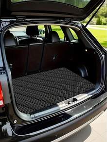 1PC Textured Printed Car Trunk Mat, Outdoor Placemat, Universal Size, Car Trunk Cargo Protector, Car, Truck, And SUV Dedicated Trunk Floor Mat | Keep Your Vehicle Clean - A - View 4