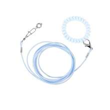Soft Elastic Bird Flying Training Leash With Anti-Lost Foot Ring, Adjustable Lightweight Parrot Harness Rope With Coil Wrist Band, Outdoor Training Walking Lead For Small Medium Birds Cockatiel Budgie Conure - 1pc Training Hoop - View 14