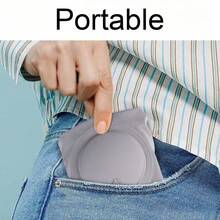 1pc Inflatable Footrest, Quick Press Inflation Travel Footrest, No Air Pump Needed, Ideal Portable Folding Footrest, Suitable For Airplane, Concert, Camping, Fishing - Multicolor - View 4