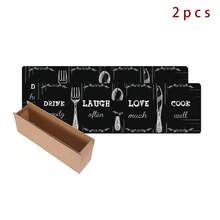 1pc Black Kitchen Knife & Fork Pattern Rubber Faucet Splash Guard Mat, Bathroom Faucet Anti-Splash Pad, Mud Guard, Moisture-Proof Non-Slip Faucet Mat, Kitchen Countertop Accessory. Protect Your Kitchen Countertop. - Multicolor - View 14