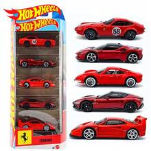 Hot Wheels 1:64  5-Pack Realistic Alloy Car Model Collectible Display Gift - Multicolor - View 3
