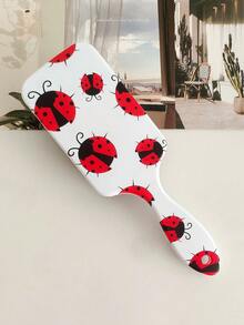 BEATURE 2pcs/1pc Red Seven-Star Ladybug Pattern Air Cushion Comb, Scalp Massage Comb, Anti-Static, Durable ABS Handle, Suitable For All Hair Types, High-Quality Air Cushion Comb - Air Cushion Comb - View 2