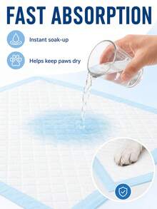 Disposable Pet Pee Pads, Super Absorbent Puppy Training Pads, Leak-Proof Bottom, Quick-Dry Pet Toilet Pads, Suitable For Dogs, Puppies, Cats And Small Pets, Ideal For Indoor Use, Cages, Travel And Floor Protection - Pet Pee Pads - View 3