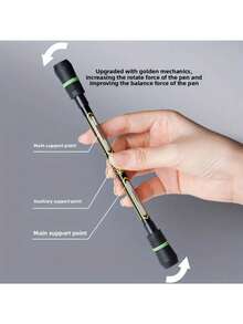 4PCS Set Multiple Constellation Rotating Balance Spin Pens, Anti-Slip Anti-Vibration Fingertip Spin Pens, Stress Relief Stationery For Teenagers And Students, Cool Balance Spin Pens, Stress Relief Fingertip, 0.5mm Writable Neutral Pens, Suitable For Student Campus Competition Use - Multicolor - View 4