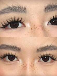 100 chùm lông mi giả tự nhiên độ cong C, phong cách mắt cún mềm mại + dòng lông mi hoạt hình xù xì dễ thương cho cô nàng lười, lý tưởng cho người mới bắt đầu - C - Xem 8