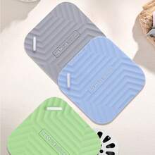 1pc Square Floor Drain Cover Silicone Pad, Anti-Clogging, Anti-Insect And Anti-Odor Drain Sticker For Bathroom And Toilet - Multicolor - View 3