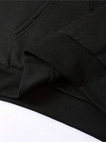 Men's Premium Hoodie And Comfortable Winter Jogger Pants Set - 黑色 - 查看 6