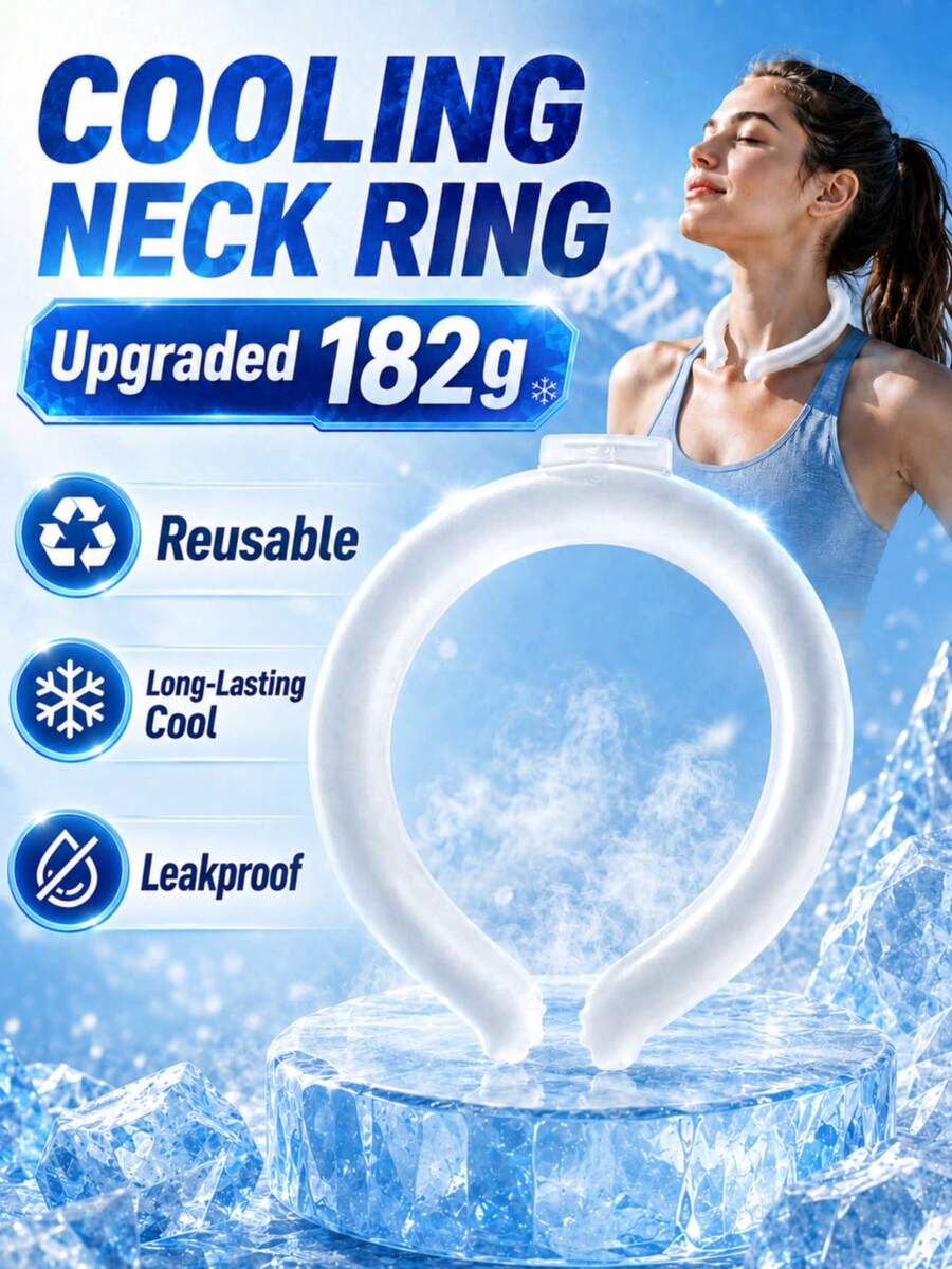 Ice Pack, Disposable Ice Pack, Convenient Ice Pack, Cools And Keeps Cool, High Absorbency, Individually Packaged, Can Be Used During Special Periods, 2-In-1, Suitable For Multiple Body Parts, Used For Local Cooling - Ice Ring (reusable) - View 1