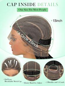 A ANYTIME 16 Inch Hand-Tied Cornrow Braided Wigs For Black Women, HD Full Transparent Lace Front Box Braid Wig With Curly Ends, Soft Lightweight Synthetic Braids Lace Wig Daily Wear, Halloween - Black - View 9