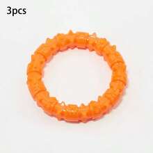 1pc Spiky Ring Dog Chew Toy, Durable TPR Teething Toy, Suitable For Small/Medium Dogs Dental Care & Oral Hygiene, Rubber Material, Durable Elasticity, Can Be Used For Interactive Fetch - Multicolor - View 14