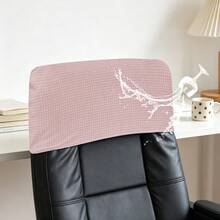 1 PC Waffle Chair Boss Headrest Cover, Replaceable, Easy To Replace, Washable, Oil-Proof, Detachable Elastic Headrest Cover For Boss Chair And Gaming Chair, Suitable For All Seasons, Multiple Colors Available, Anti-Slip Half Package - 1PC - View 8