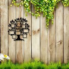 CIF BUY 2D Plane, 1pc, 2D Plane, Wall Sculpture, Family Tree Photo Frame Metal Wall Decor, Perfect For Living Room, Bedroom, Office And Hallway Decoration, 2D Plane - TY-104044 - View 6