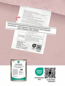 HONEYMOON 2/3件組純色緞面床上用品套組，1件緞面床單 + 1/2件緞面枕套，柔軟透氣防皺，提升睡眠品質，絕佳禮物，適用所有床尺寸－單人床、雙人床、加大雙人床、特大雙人床，適合居家與學校宿舍使用，13.78英吋/35公分深口袋，開學必備，Oeko-Tex認證，淺粉色 - 淺粉色 - 查看 9