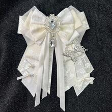 Off-white Rhinestone Bow
