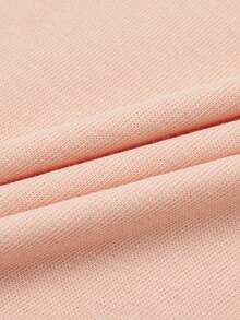 Adidas Women's W FI SL BB TEE Short Sleeve Knit Collarless T-Shirt TKD7756 - Baby Pink - View 4