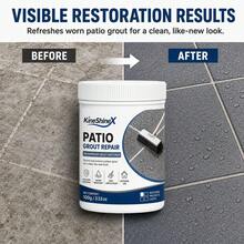 Lechada mate a base de agua, impermeable, resistente a la intemperie, de secado rápido, para reparar grietas de azulejos en patios y balcones - Sellador a base de agua - Ver 1