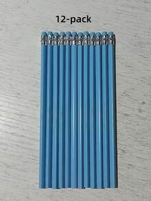 12/30pcs HB Multicolor Macaron Triangular Barrel Pencils With Eraser Head For Sketching, Drawing And Writing, High Aesthetic Value - Sets - View 13