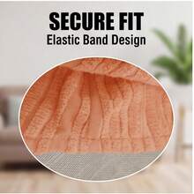 1PC Wavy Vertical Stripe Jacquard Chair Cover, Elastic Full Wrap Dining Chair Slipcover, All Season Use, Non-Slip Dust-Proof Easy To Remove And Wash, Pet-Friendly, Durable And Wear-Resistant, Suitable For Home Dining Room, Restaurant, Hotel, Conference - 1PC - View 6