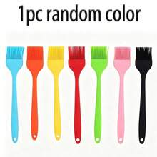 2/1pc Silicone Barbecue Brush, Heat-Resistant Silicone Brush, High-Quality Cooking Brush, Suitable For Camping Barbecues, Salads, Baking, Cooking, Frying, And Roasting. Perfect For Summer Parties, Camping, And Everyday Cooking. - Multicolor - View 9