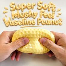 POKOJA LAND Peanut Stress Ball, Crunchy Squeeze Ball, Soft Touch Stress Relief Toy, ASMR Sensory Decompression Toy, Suitable For Adults, Birthday Gift, Holiday Gift, Perfect Gift - Multicolor - View 8