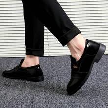 優雅黑色漆皮低跟女鞋－精緻設計、高品質PU材質、鈕扣開合、百搭風格 - 黑色 - 查看 6