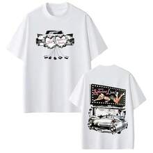 Sommer Kurzarm Lose Baumwolle Übergroße Vintage T-Shirts Sabrina Carpenter 2026 Tour Print T-Shirt Herren Damen Mode T-Shirts - 5 - Übersicht 3