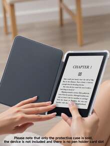 玫瑰蝴蝶结樱桃双面亚克力水晶保护壳，兼容iPad 10代、iPad 10.2/iPad Mini 6/iPad Mini 7/9.7、Galaxy Tab A8 8.7、3+Y可折叠防弯折设计，适用于Kindle Paperwhite 12代（2024款），硅胶加固边角，自动唤醒/睡眠功能，节日送礼佳品 - 彩色 - 查看 11