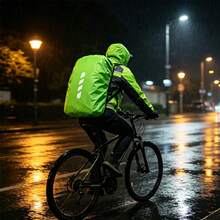 High-Quality Double-Layer Reflective Backpack Rain Cover, 15L-40L Waterproof Backpack Rain Cover With Reflective Strip, Suitable For Hiking, Camping, Travel, Cycling Outdoor Backpack Cover - Multicolor - View 8