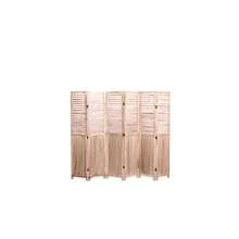 [Free Shipping] 82.8'' W X 65'' H 6 - Panel Solid Wood Folding Room Divider, Natural-XY903136 - 1 - View 9
