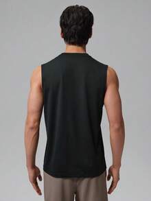 Jordan Men's AS DF SPT FLTWT SL TOP Sports Tank Top IB2246-010 - Black - View 2
