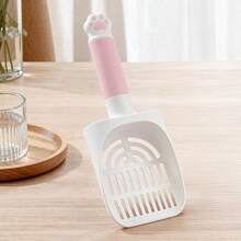 1Set Cat Litter Scoop With Storage Rack, Durable Plastic Cat Poop Shovel, Built‑In Garbage Bag Compartment, Easy‑Clean Pet Hygiene Tool, Lightweight Practical Supply For Multi‑Cat Household & Kitten Litter Box Daily Cleaning Accessory Use - Multicolor - View 7