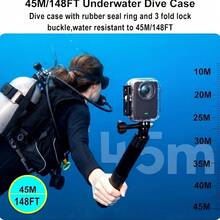 Vỏ bảo vệ tàng hình cho camera Osmo 360, vỏ bảo vệ lặn dưới nước 45m/148ft, tương thích với các phụ kiện Osmo 360 - Xem 5