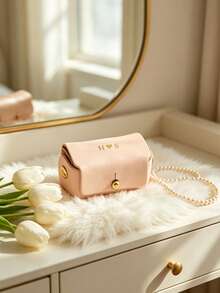 Personalized Dog Wedding Ring Storage Bag, Dog Collar Wedding Ring Box, Customized Pet Ring Holder Wedding Ring Storage Box - Multicolor - View 5