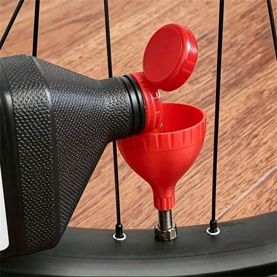 1 buah Corong Penyegel Pemasangan Roda Sepeda Tubeless, Injeksi Lem Mudah, Alat Perbaikan Ban - MultiWarna - View 1