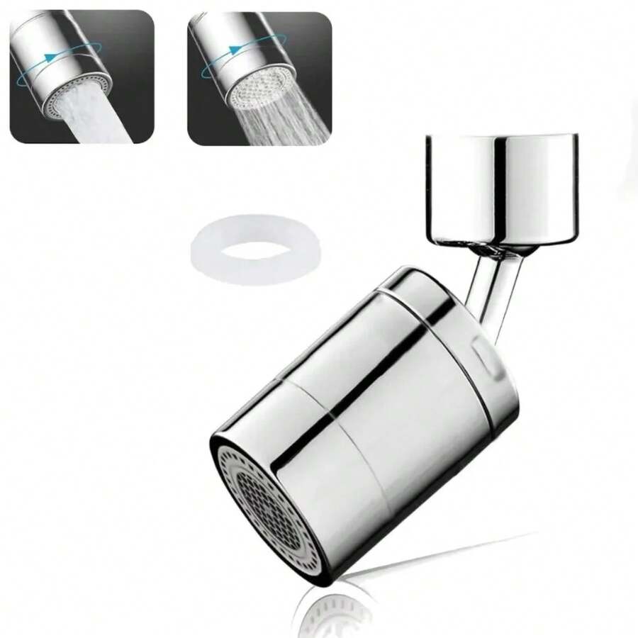 Adaptador de filtro de agua anti-salpicaduras para grifo de cocina, cabezal de ducha ahorrador de agua para fregadero, adaptador de grifo con filtro de alta eficiencia, universal. - 1 unidad - Ver 1