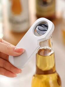 3/1pc 3-In-1 Magnetic Multi-Function Bottle Opener, Portable Beer Bottle, Can And Soda Bottle Cap Opener, Durable Multi-Function Kitchen Tool, Suitable For Camping And Daily Beverage Can/Bottle Opening - Multicolor - View 3