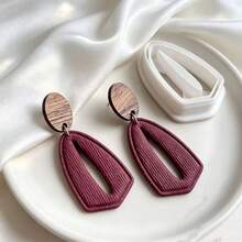 Minimalist Polymer Clay Mold Cutter, Spring/Summer Theme Art Earring Making Tool, For Earrings, Brooches, Pendants, High Precision Soft Ceramic Mold Cutter, Suitable For DIY Art Clay Earring Creation Tool - White - View 2