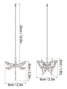 Ceiling Fan Chain - Silver - View 10