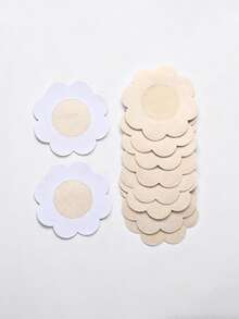 2pcs/Set Silicone Triangle Bra Pads Enhancer - Elegant Solid Color, Hand Washable And Reusable For Swimwear Bikini, Non-Textile, 1 Pair - Multicolor - View 9