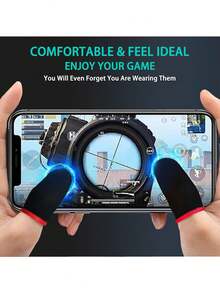 16pcs/40pcs Gaming Finger Sleeve For Gaming Thumb Sleeves Mobile Gaming Finger Protector, Mobile Phone Gaming Finger Sleeves, Finger Sleeves Fit All Touchscreen Devices, 0.15mm Nanofibers, Smooth Feel, Anti-Sweat, Extremely Thin, Zero-Seam Design,Game Finger Cover Breathable Game Sweatproof Touch Screen Thumb Cover Phone Touch Anti Slip Gloves Suitable For Touch Screen Gaming Consoles,Anti Sweat&Anti Slip&Anti Fingerprint - Multicolor - View 5