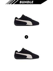 Puma [Bundle] Suede Speedcat OG unisexskor svart/vit 398846 X 2 - PUMA Svart-PUMA Vit x 2 - Visa 1