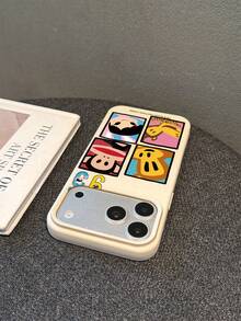 Officially Licensed Paul Frank Liquid Silicone Phone Case, Full Coverage Anti-Drop Protection For Camera, Cartoon Monkey Rabbit Giraffe Letter Pattern, New Style Compatible With IPhone 11/12/13/14/15/16/17 Pro Max Phone Protective Cover, Holiday Gift, Daily Commute, Daily Anti-Drop Design - Multicolor - View 4