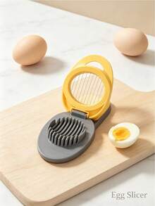 1pc Stainless Steel Egg Slicer: Creative Kitchen Tool, Perfect For Slicing Eggs, Fruits, 304 Stainless Steel Cutting Wire Egg Slicer, Fruit Cutter, Egg Divider - Stainless Steel Egg Cutter - View 10