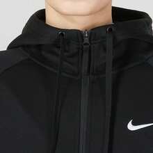 Jaket Nike Therma-FIT FW22 Full-Zip Nyaman Lembut Kasual Hangat untuk Pria - Hitam - View 5